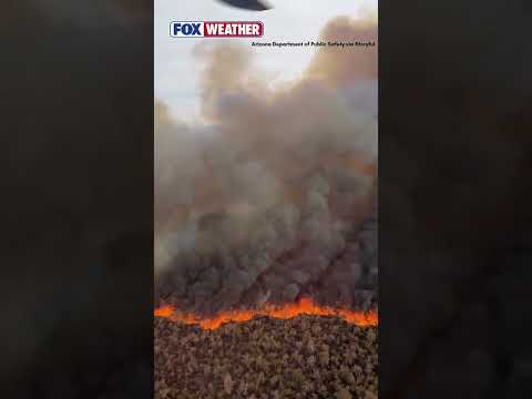 Watch: Towering Wall Of Smoke Rises Amid Arizona Hazen Fire