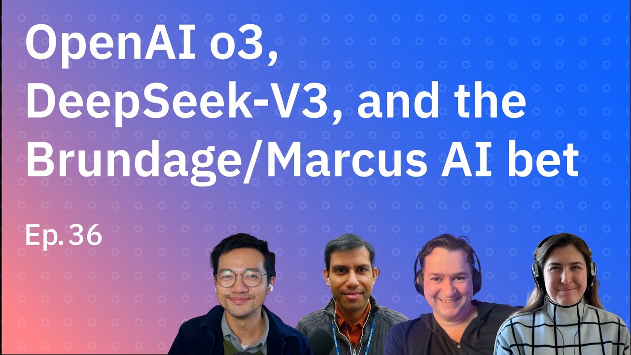 OpenAI o3, DeepSeek-V3, and the Brundage/Marcus AI bet