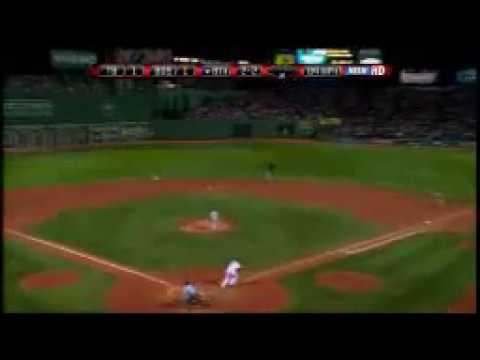 2008 Rays: Willy Aybar makes a quick snag at 3rd vs Red Sox (9.10.08)