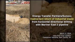 Video: ME2 Pipeline Inadvertent Return in Susquehanna River Watershed