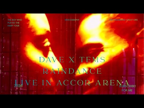 Dave - Raindance (feat. Tems) [Live at Accor Arena, Paris] | The Boy That Played The Harp Tour