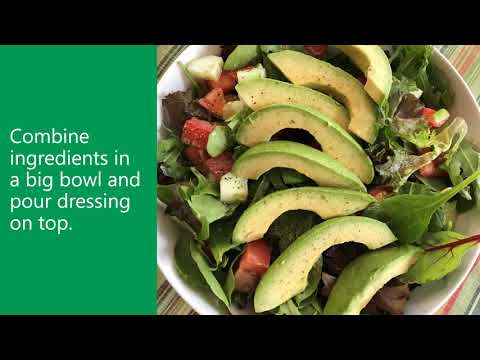 Avocado Garden Salad