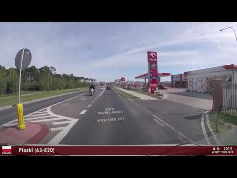 Piaski (63-820) - POLAND DASHCAM 2019 Road Trip WWW.TOFIL.NET