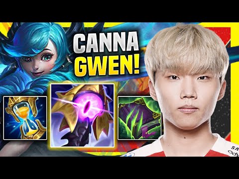 CANNA IS SO CLEAN WITH GWEN! - T1 Canna Plays Gwen Top vs Camille! | Season 11
