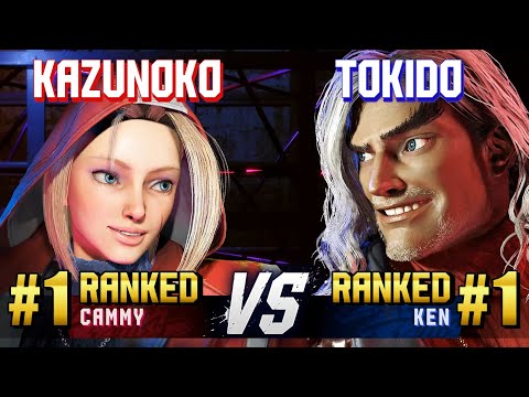 SF6 ▰ KAZUNOKO (#1 Ranked Cammy) vs TOKIDO (#1 Ranked Ken) ▰ High Level Gameplay