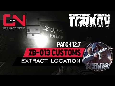 Escape From Tarkov NEW ZB-013 Customs Extract Location  - Turn the Power On 12.7 Patch