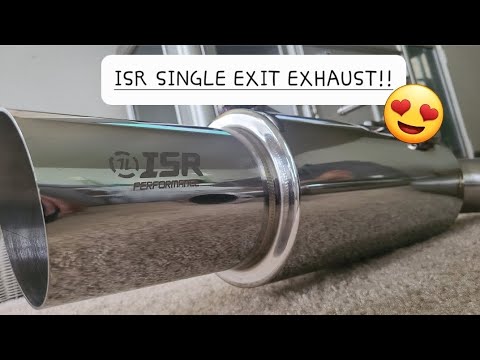 FRS gets the ISR single exit exhaust!!!!