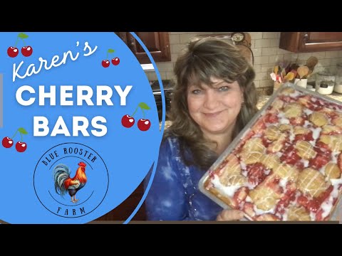 Karen's Cherry Bars - Made from Scratch!