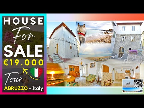 🇮🇹 Stone House for Sale in Abruzzo, Italy | Move-In Ready 2-Bedroom Home for Only €19,000