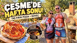 Çeşme'de Ailece Hafta Sonu | Tiny House, Taş Fırın Pizza ve Güveç