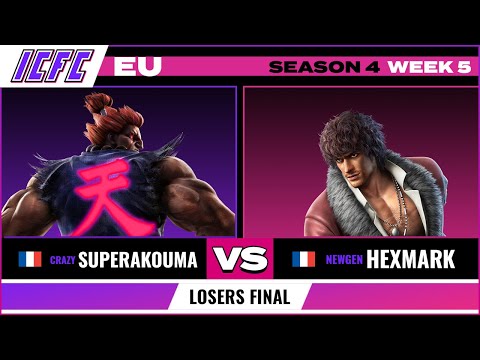 SuperAkouma (Akuma) vs. HexMark (Miguel) Losers Final - ICFC EU Tekken 7 Season 4 Week 5