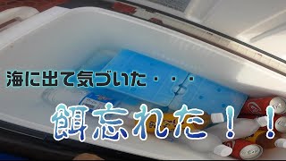 【悲報】海に出て気づいた・・・エサ忘れた！！！！【二馬力ボート】