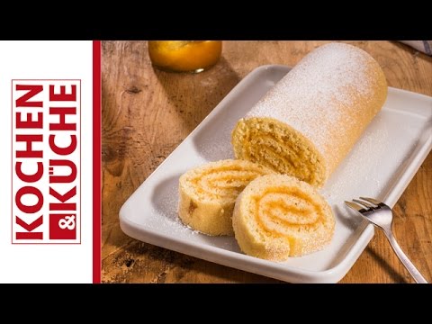 Biskuitroulade selber machen - Backrezept von Kochen & Küche - Das ländliche Kochmagazin