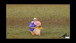 preview picture of video 'Rodeo Clown crumping?!- Too FUNNY!!!! Big Bad JJ Harrison @Omak'