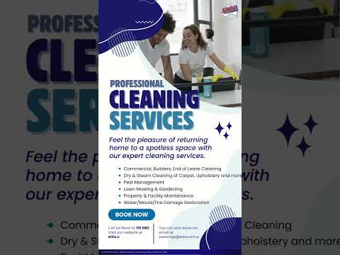 Professional Cleaning Services with Elite!