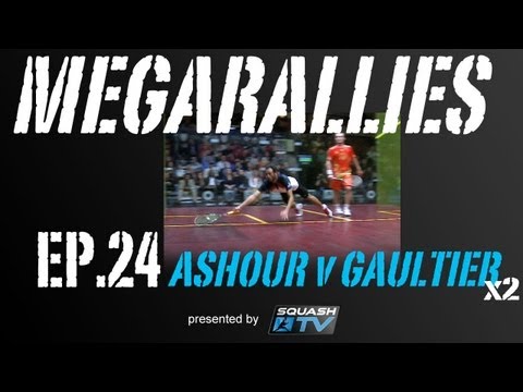 Squash : MegaRallies - Ashour v Gaultier - EP.24 - More action from the U.S. Open 2012