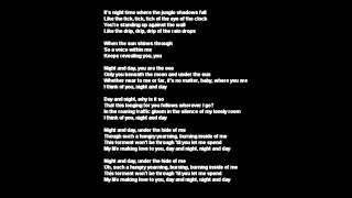 U2   Night and Day  Lyrics