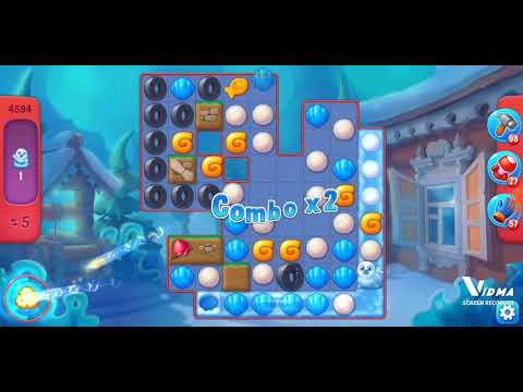 Fishdom. 4594 super hard level no boosters and diamonds