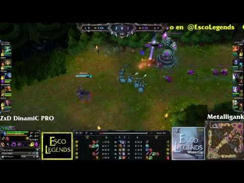 @ESCOLEGENDS #WinterCup - ZxD DINAMIC PRO VS Metalligank