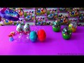 12 Surprise Eggs 10 Kinder 2 Playdough Eggs