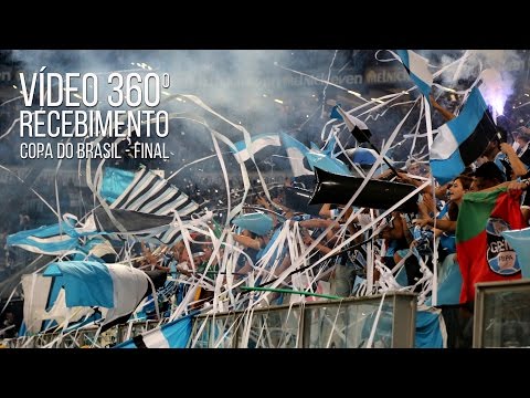 "Grêmio 1 x 1 Atlético-MG - 360º do recebimento - Copa do Brasil 2016 Final -" Barra: Geral do Grêmio • Club: Grêmio