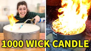 Making a 1,000 Wick Candle