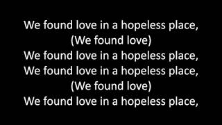 Timeflies - We Found Love (Baby Maker) Lyrics
