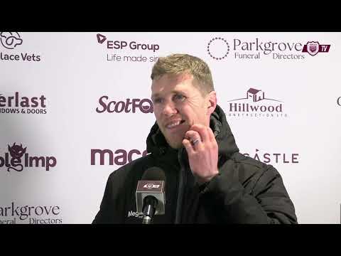 Arbroath 1 - 1 Greenock Morton - Colin Hamilton - Post Match Interview