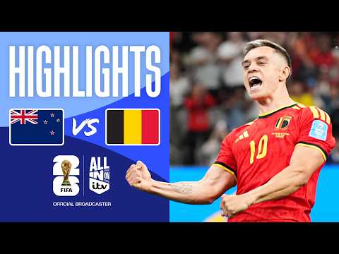 New Zealand 1-5 بلجيكا — أبرز اللقطات