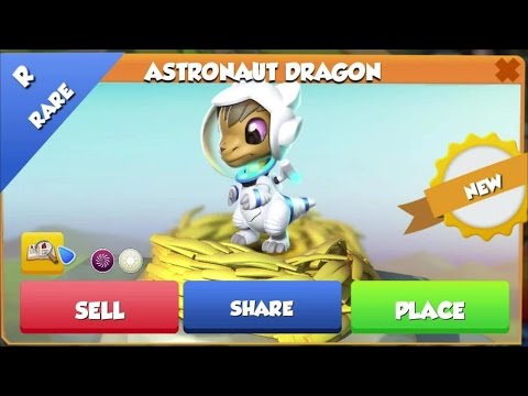 ASTRONAUT DRAGON Hatching + Enchantment Battles! - Dragon Mania Legends #471