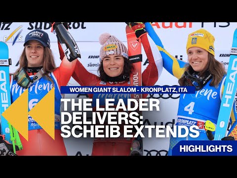 The Leader Delivers: Scheib Extends | Highlights | FIS Alpine