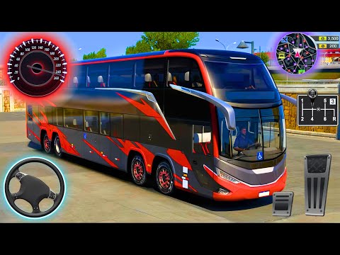 Modern Bus 🚌Simulator 3D – Realistic City Bus Driving Gameplay 2025🎮🚦#games #busgames 