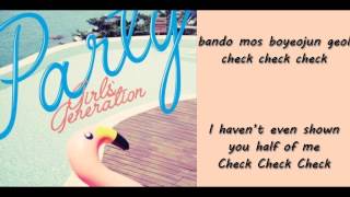 SNSD Check Lyrics [ROM/ENG]