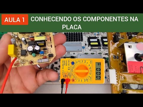 CONHECENDO CADA COMPONENTE ELETRÔNICO NA PLACA, COMO IDENTIFICAR cada COMPONENTE ELETRÔNICO?