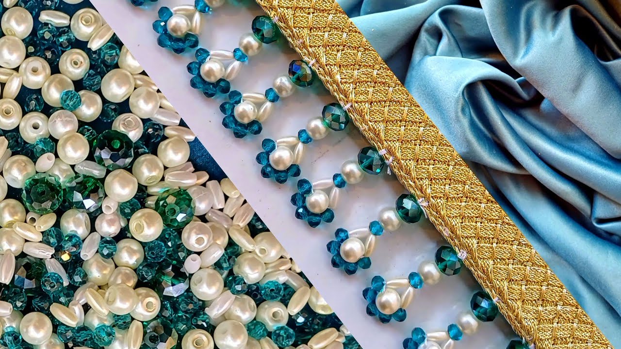 You can see the latest tassel embroidery design on this channel.#DIY🌹