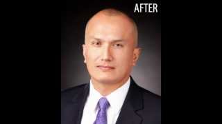 Male Business Headshot Retouching Sample #1 - Wayne Wallace Photography