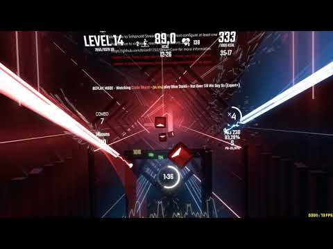 Beat Saber: Blue Stahli - Not Over Till We Say So - Expert++ - 85.16%