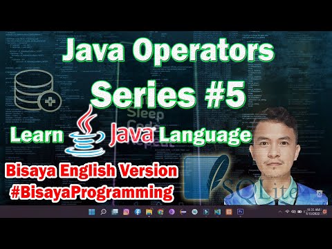 Learn Java Language Series 5 Java Operators Bisaya Programming