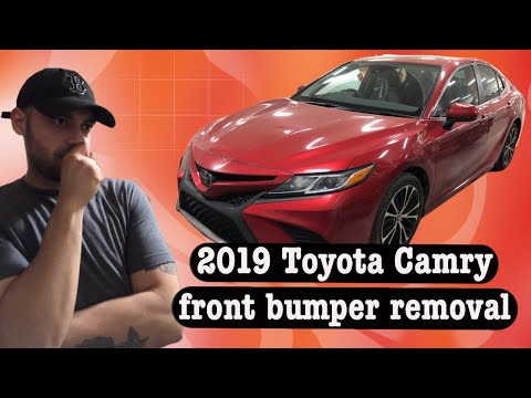 2019 Toyota Camry front bumper removal