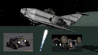 [KSP] Astroliner VI "Venera" - Delivering Astro-Jeeps to Mun & Minmus.