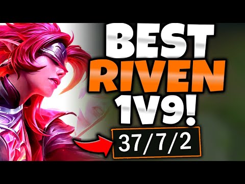 THE BEST RIVEN GAME I'VE EVER PLAYED (2X QUADRA'S, PERFECT 1V9)