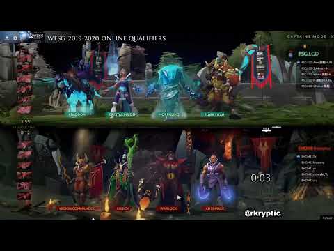 PSG LGD vs EHOME Immortal   CHINA SEMI FINAL   WESG 2019 2020 DOTA 2