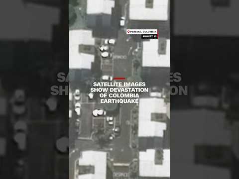Satellite images show devastation of Colombia earthquake