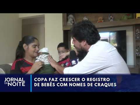 Copa faz crescer o registro de bebês com nomes de craques