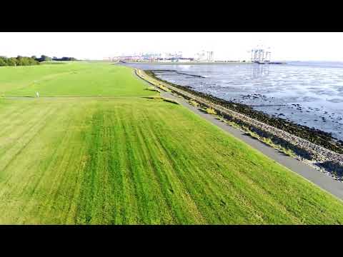 Am Deich zwischen Wremen und Imsum