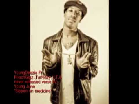 YoungDeezie Ft Roach Gigz, Turfeazy J.T, Larry June (Yee her) Siippen On Medicine