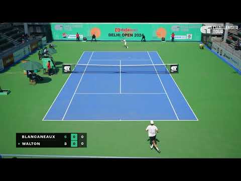 Geoffrey Blancaneaux INSANE tweener GRAZES the line!!! 💪