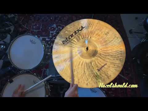 Versatile ISTANBUL Mehmet TRADITIONAL 22” Ride Crash 3098 g PERFECT Shape! Great Definition! CRASHABLE! image 10