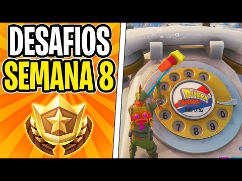desafios semana 8 de fortnite temporada 8 - como completar todos los desafios de la semana 8 temporada 8 fortnite  como completar todos los desafios de la semana 8 temporada 8 fortnite - desafios semana 8 de fortnite temporada 8