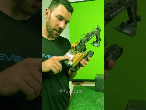 I tried a remote-controlled EXCAVATOR and did a MINI DIG! 🚜🚧